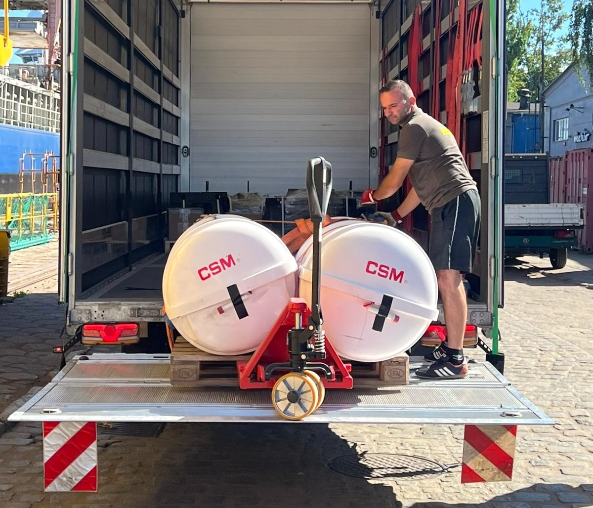 Liferafts delivery in Gdansk